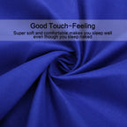 4 Piece Bed Sheet Set (Queen,Royal Blue) 1 Flat Sheet,1 Fitted Sheet And 2 Pillow Cases,Brushed Microfiber Luxury Bedding With Deep Pockets