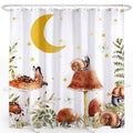 zpepe Mushroom Shower Curtain, Cloth Shower Curtains, Cute Shower Curtain, Funky Shower Curtain Waterproof Polyester Fabric Show