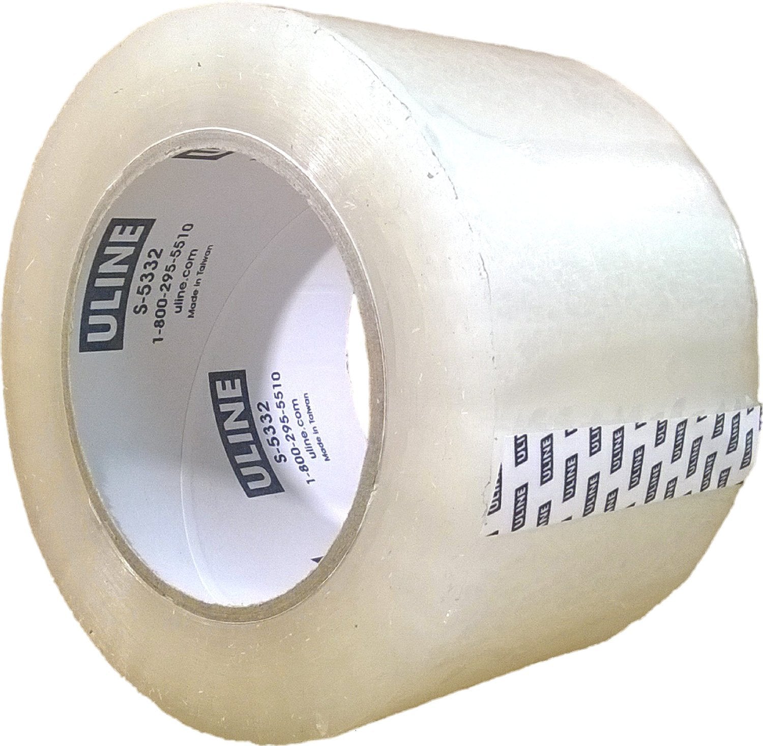 Uline Clear 2 Mil Industrial Tape, 4 Rolls, 1 X 3' X 110 Yd
