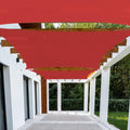 Patio Paradise 17' X 20' Sun Shade Sail Rectangle Canopy Patio Cover Sunlight Block Awning Heavy Duty Commercial Grade For Backy