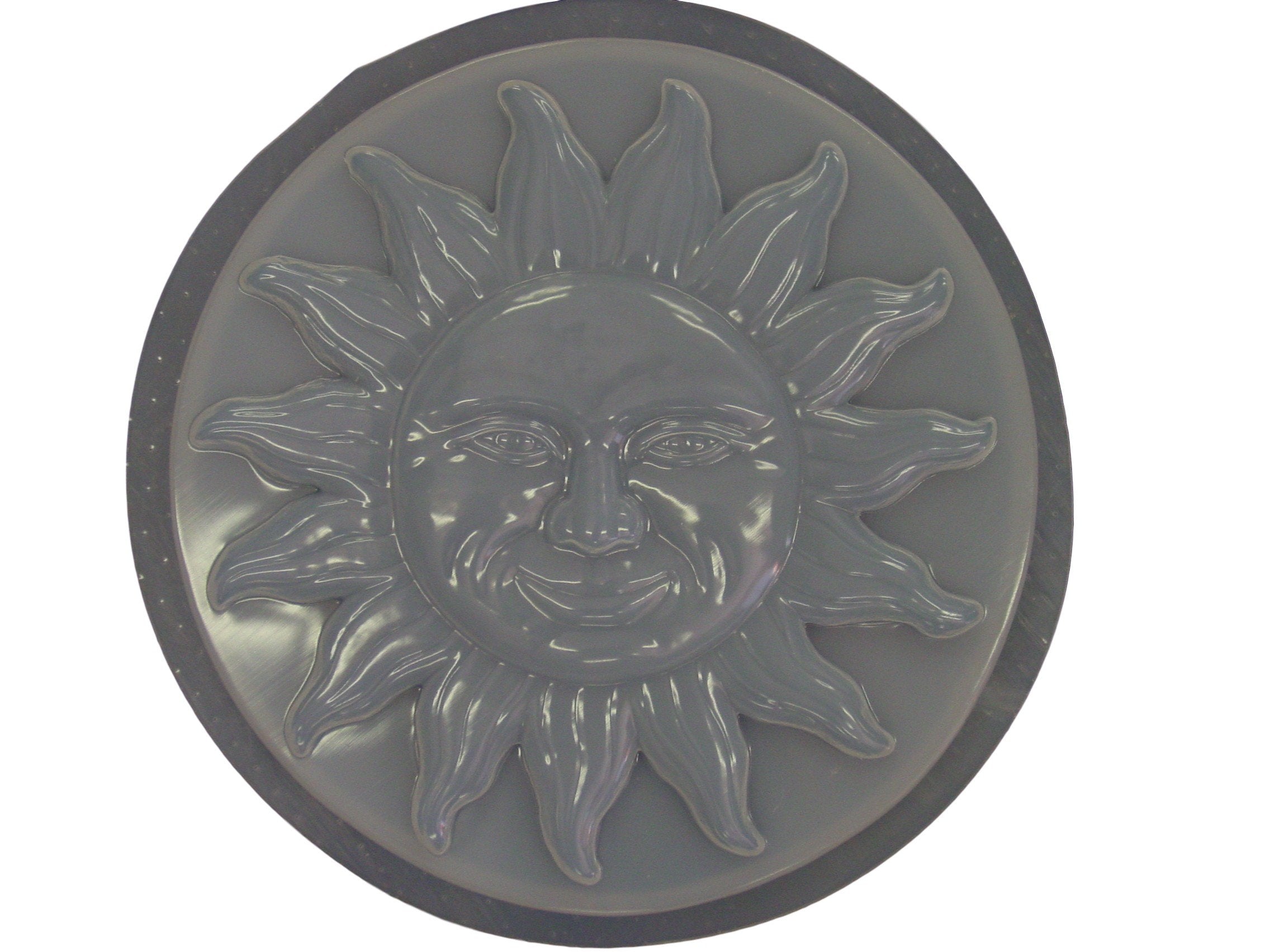 13 Inch Round Sun Plastic Craft Mold To Make Into Concrete Stepping Stones 1140
