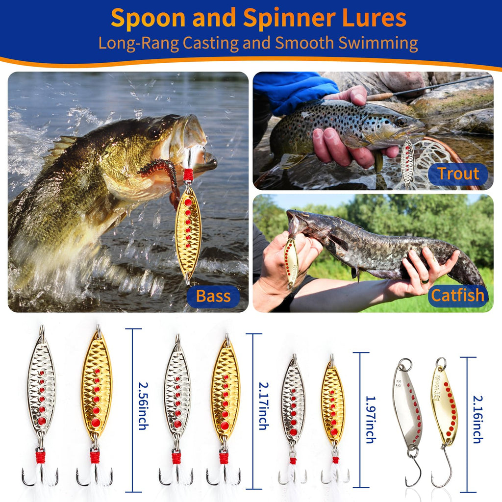 Fishing Lure Advent Calendar 2024 Adult Teen, 24 Days Xmas Countdown Gift For Anglers With Topwater Lures, Minnow, Crankbait, Vi