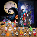 Advent Calendar 2024 Halloween Christmas 24-Day Countdown Calendar for Kids and Adults with 24 pcs Classic Halloween Doll Collec