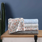 Wrangler - Queen Sheet Set, Silky & Lightweight Bedding Set, Paisley Luxurious Bedding Set, Yellowstone Inspired, Oeko-Tex Certified (Prairieland Paisley Blue, Queen)