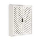Mezzeta Tall Wood Bath Cabinet