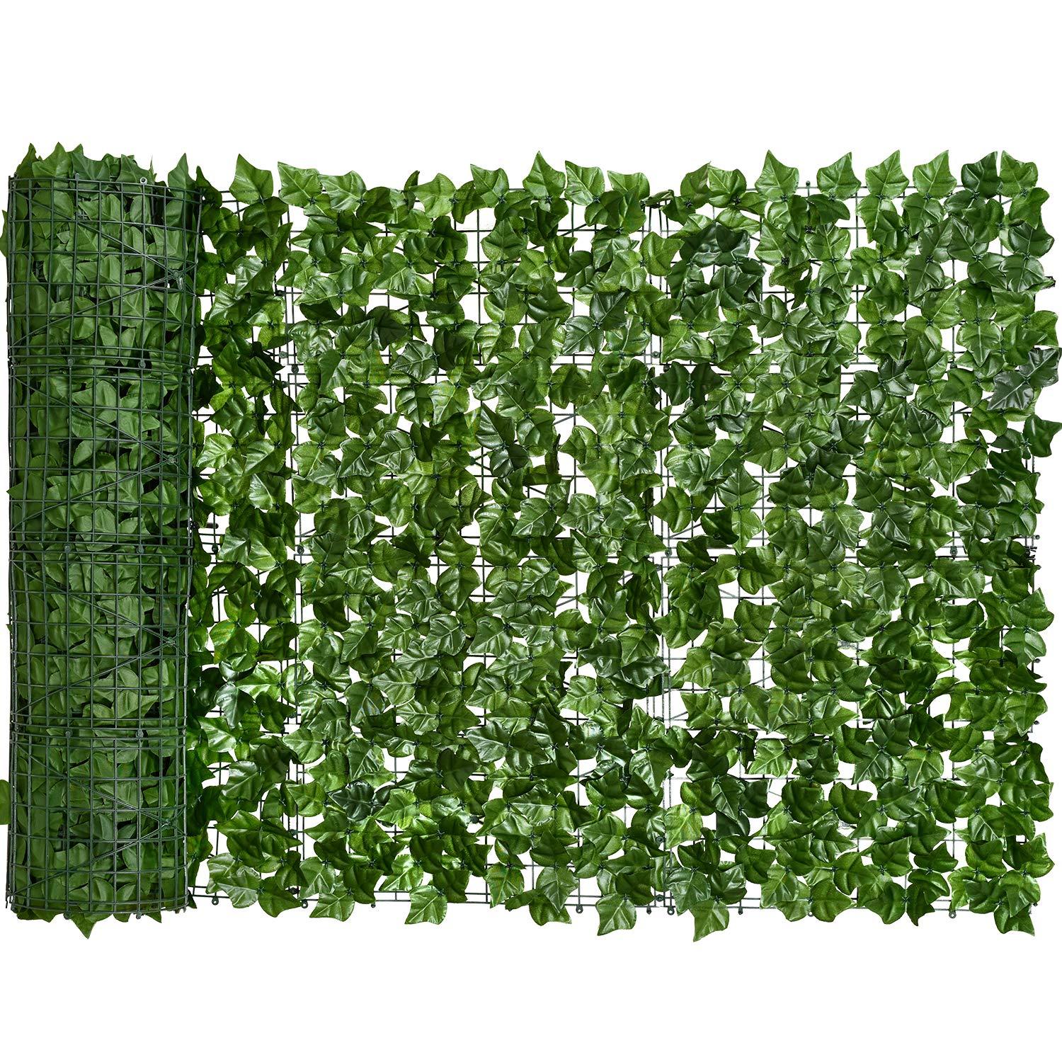 Dearhouse Artificial Ivy Privacy Fence. 98.4X69In Artificial Hedges Fence And Faux Ivy Vine Leaf Decoration For Outdoor Indoor G