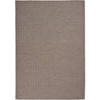 Nourison Positano Indoor/Outdoor Natural 5' X 7' Area Rug, Easy Cleaning, Non Shedding, Bed Room, Living Room, Dining Room, Backyard, Deck, Patio (5X7)