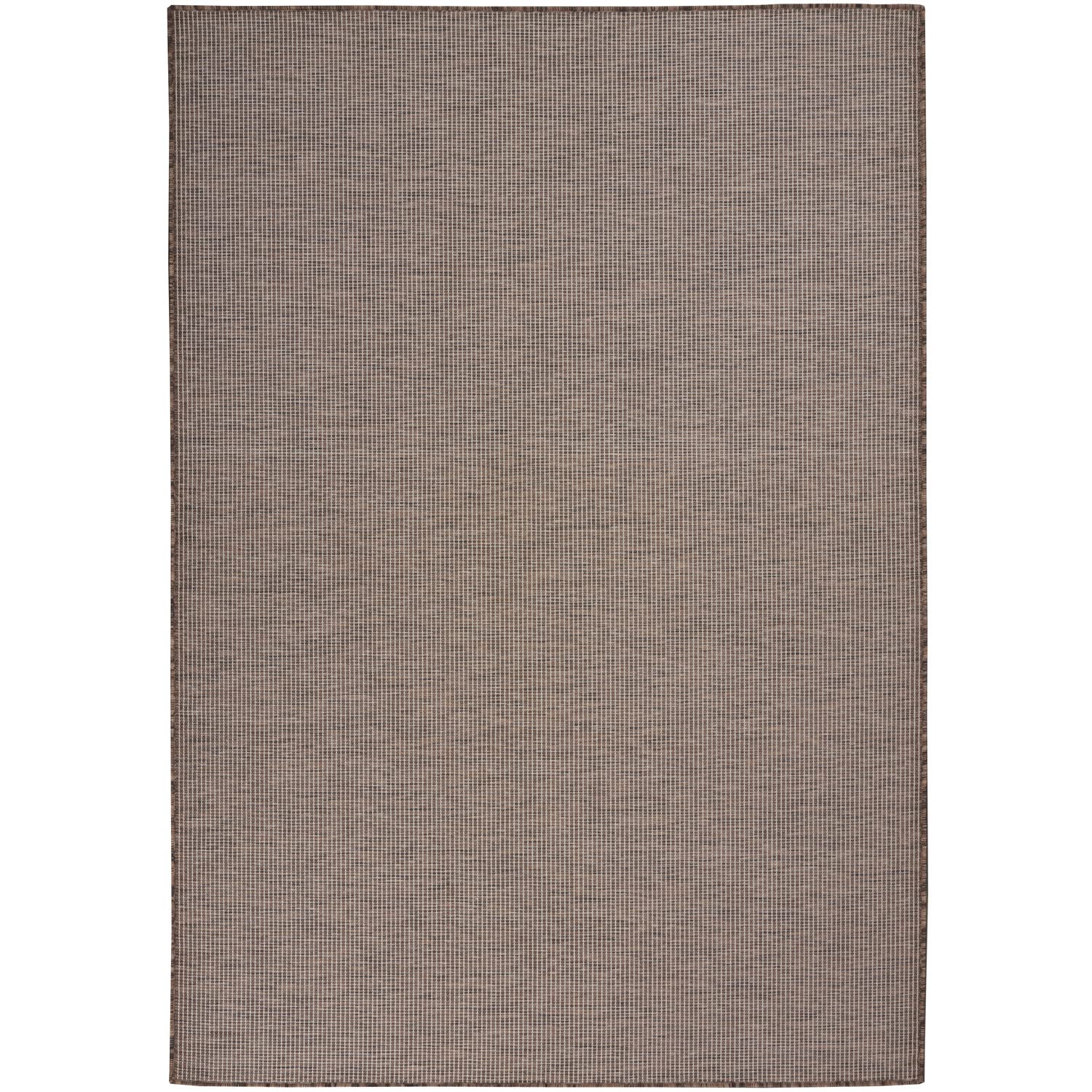 Nourison Positano Indoor/Outdoor Natural 5' X 7' Area Rug, Easy Cleaning, Non Shedding, Bed Room, Living Room, Dining Room, Backyard, Deck, Patio (5X7)