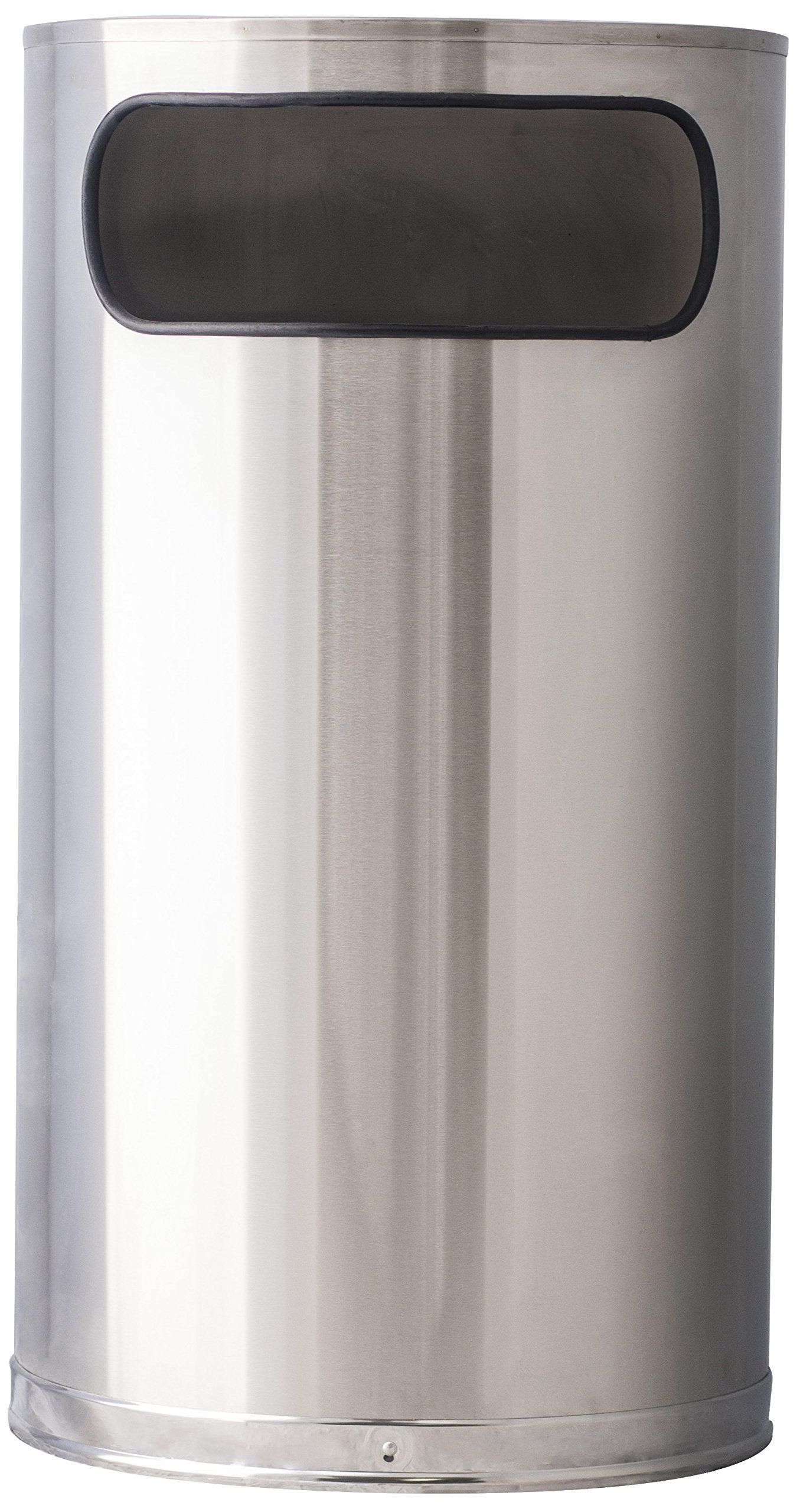 Witt Industries 9HR-SS Indoor Half Round Series Receptacle, Stainless Steel Finish