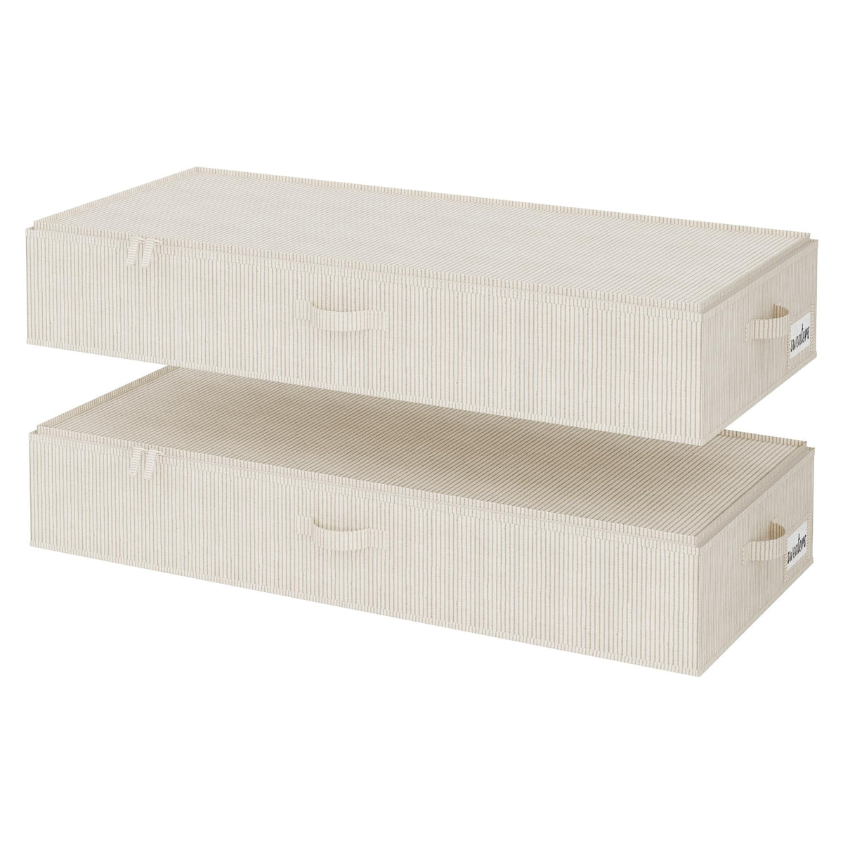 StorageWorks 7 Inch Low Profile Under Bed Clothes Storage Bins with Lids