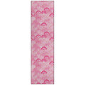 Addison Rugs Surfside Asr32 Pink 2'3" X 7'6" Indoor Outdoor Runner Rug, Easy Clean, Machine Washable, Non Shedding, Bedroom, Living Room, Dining Room, Kitchen, Patio Rug