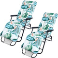 Sintuff 2 Pcs 67 X 21 Inch Lounge Chair Cushion Lounger Cushion Rocking Outdoor Chaise Lounge Cushion For Outdoor Furniture Flor