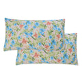 Elegant Comfort Ultra Soft Set Of 2 Floral Print Pillowcases - 1500 Premium Hotel Quality Microfiber, Soft And Smooth Envelope Closure 2-Piece Pillow Covers - King, Magnolia