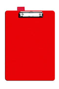 Seco Eco Pvc Covered Recycled Clipboard With Low Profile Clip, Fits Letter Size And All Documents Up To 8 X 12 - Red