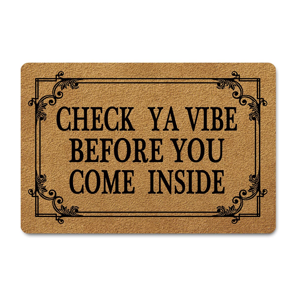 Funxilin Funny Welcome Doormat(23.6 X 15.7 Inch) Non-Slip Mat Gift Mat Personalized Home Decor Mats For Indoor Kitchen Entrance