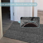 Runner Rug 3Ft X 51Ft, Ayoha 2'-82' Utility Carpet Runner For Entryway Hallway Aisles Balcony Garages, Area Rugs With Non-Slip R