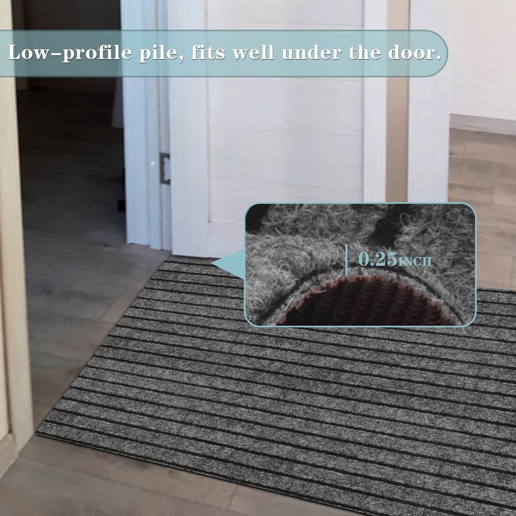 Runner Rug 4Ft X 79Ft, Ayoha 2'-82' Utility Carpet Runner For Entryway Hallway Aisles Balcony Garages, Area Rugs With Non-Slip R
