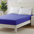 Clara Clark Fitted Sheet, Extra Deep Pocket Fits Deep Mattress, Luxury Soft Fitted Sheet Only, Full Royal Blue