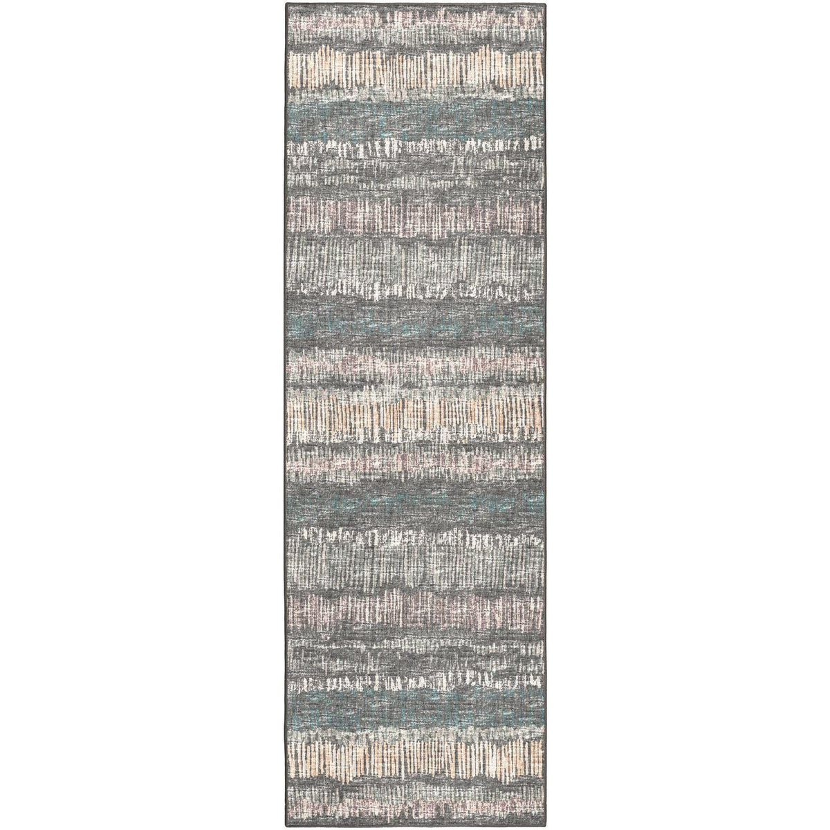 Winslow Wl4 Grey Transitional Rug Runner 2' 6&quot; X 10'