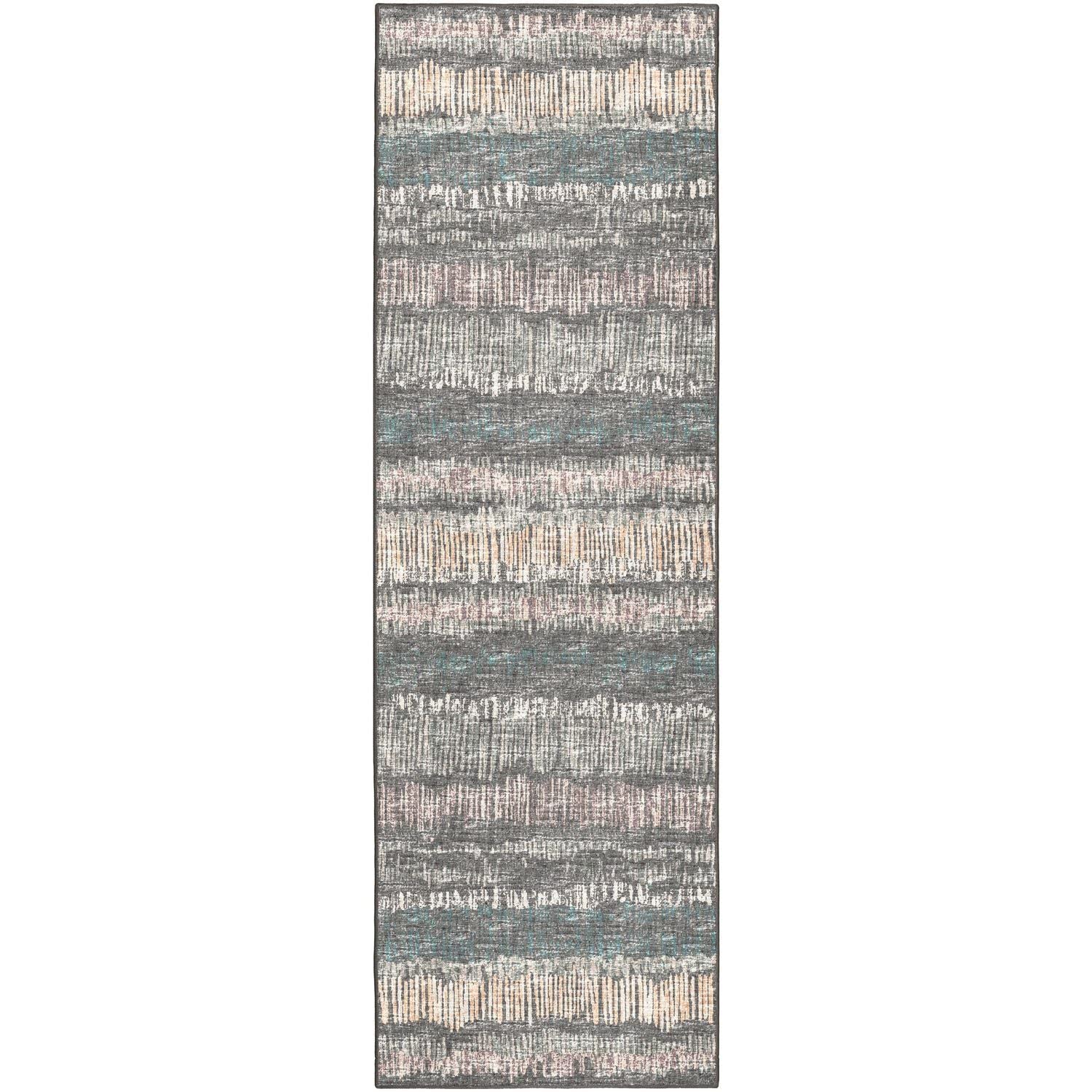 Winslow Wl4 Grey Transitional Rug Runner 2' 6" X 8'