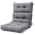 Tycdiose Outdoor High Back Chair Cushion Rocking Chair Cushions With Ties, Water Resistant Thickened Adirondack Rocking Chair Cu