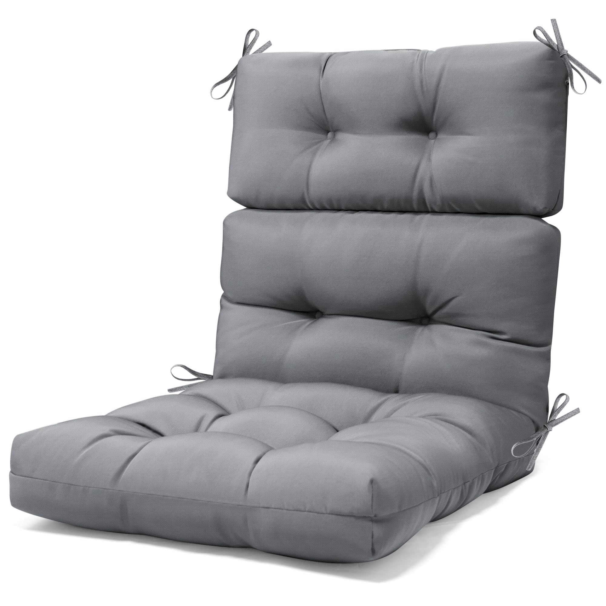 Tycdiose Outdoor High Back Chair Cushion Rocking Chair Cushions With Ties, Water Resistant Thickened Adirondack Rocking Chair Cu