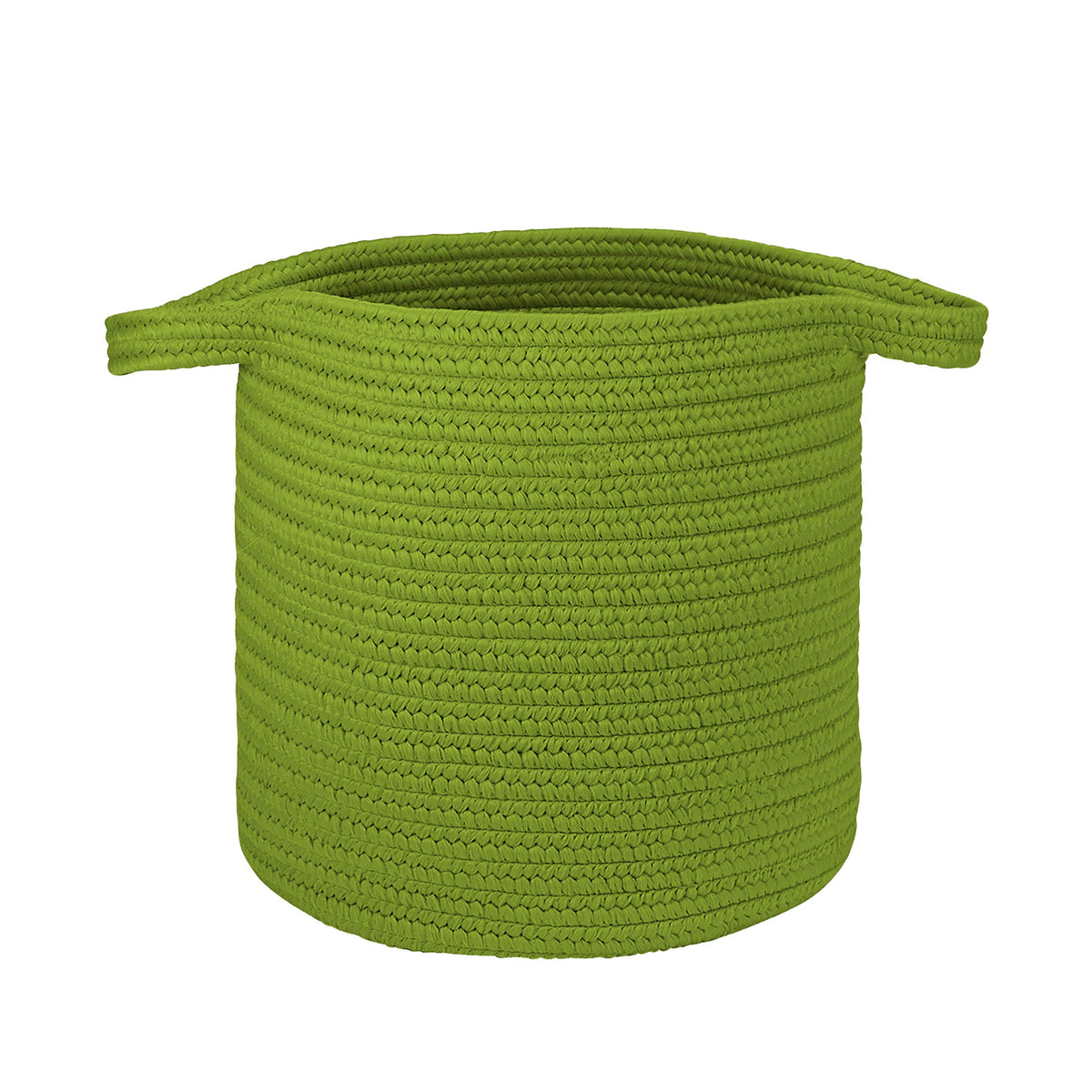 Colonial Mills Farm Braided Hamper Laundry Basket, 16&quot;X16&quot;X20&quot;, Neon Green