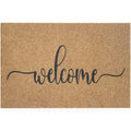 Mwazzll Large Welcome Mat Outdoor Indoor Non Slip Doormat Durable Easy To Clean Super Absorb Mud Front Door Mats For Entrance,Pa