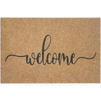 Mwazzll Large Welcome Mat Outdoor Indoor Non Slip Doormat Durable Easy To Clean Super Absorb Mud Front Door Mats For Entrance,Pa