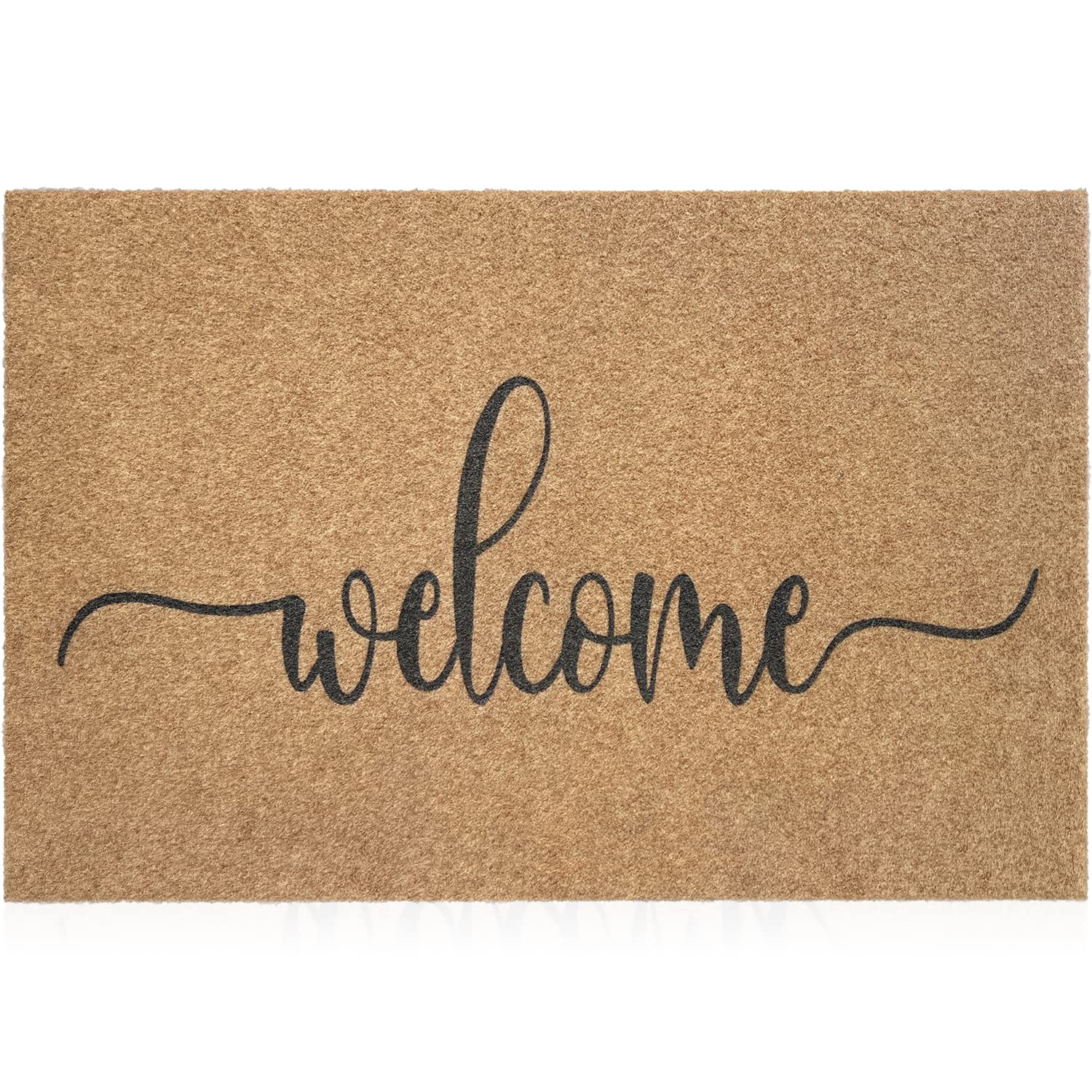 Mwazzll Large Welcome Mat Outdoor Indoor Non Slip Doormat Durable Easy To Clean Super Absorb Mud Front Door Mats For Entrance,Pa