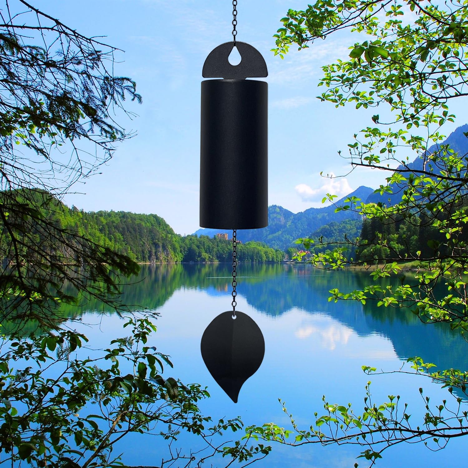 Deep Resonance Serenity Bell Large Wind Chimes For Outside Deep Tone 30 Inch Memorial Wind Chimes For Loss Of Loved One Sympathy