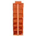 Shrey Creation Hanging 6 Shelf Wardrobe OrganizerOrange Closet Organizer