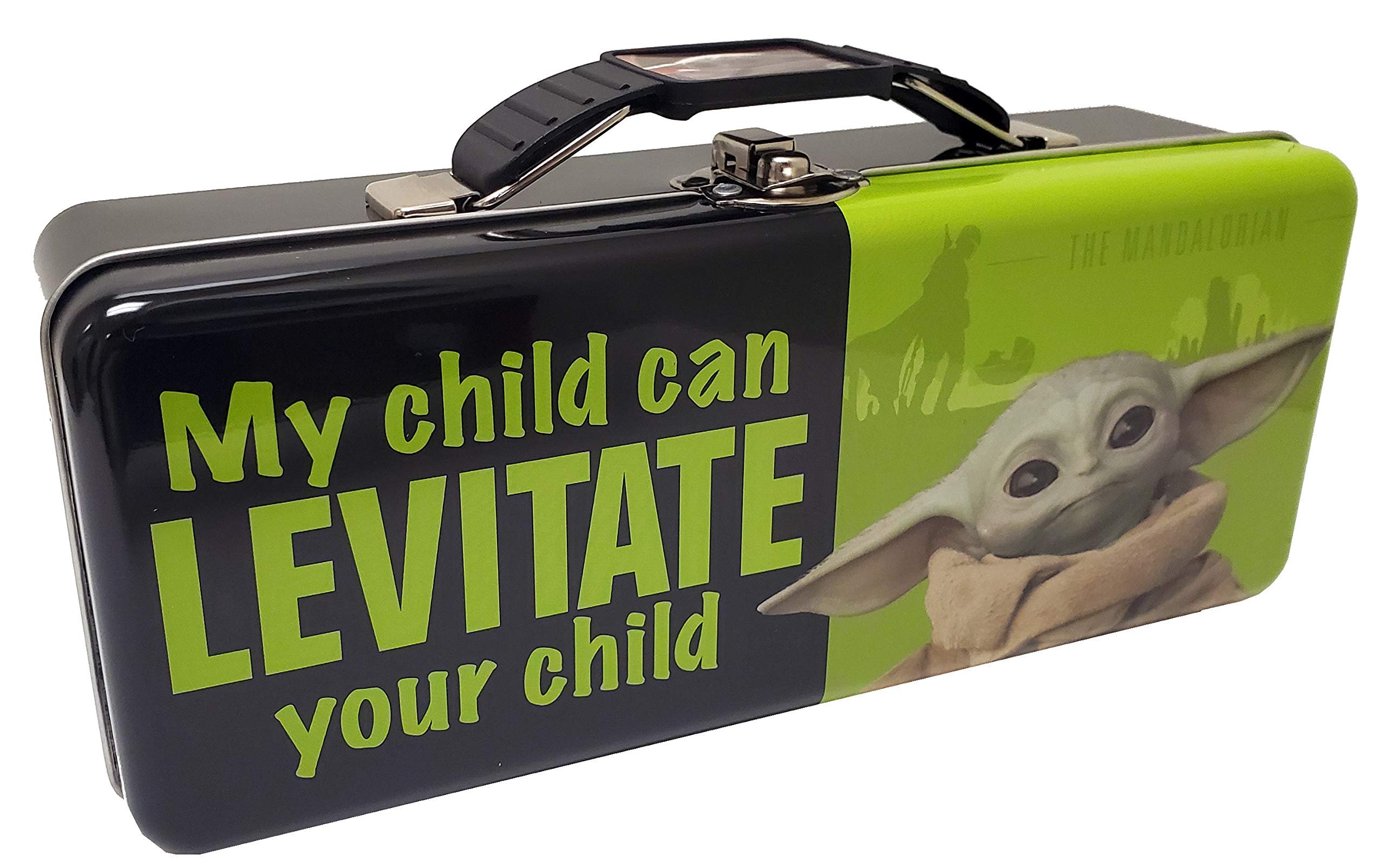 The Tin Box Company 'The Child/Grogu Pencil Box, Model Number: 349407-12. Great For Holding All Sorts Of School Supplies. Made