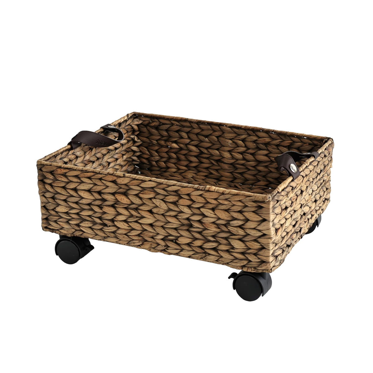 happimess Adaline Underbed Hyacinth Storage Bin 18.11, Brown