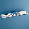 Plantex 304 Grade Stainless Steel Double Soap Holder for Bathroom/Dual Soap Case/Wall Mount Soap Holder/Bathroom Accessories  P