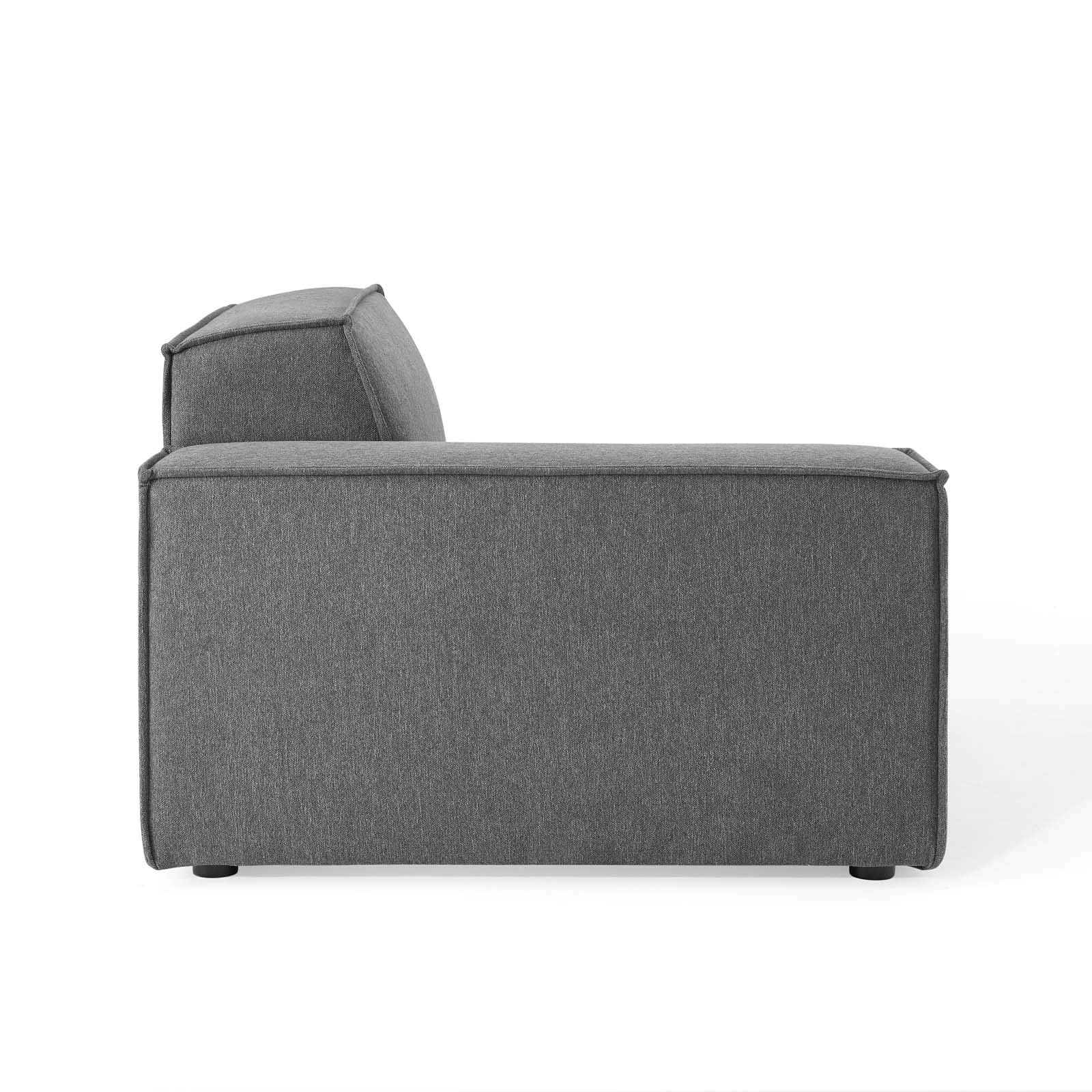 Modway Eei-3870-Cha Restore Right-Arm Sectional Sofa Chair, Charcoal