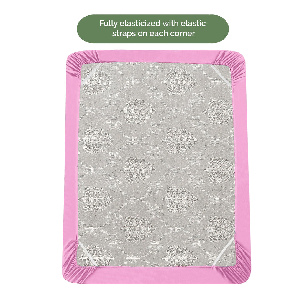 Elegant Comfort 1500 Premium Hotel Quality 18-21 Inches Deep - Extra Deep Pocket Single Fitted Sheet For High Mattress, Luxury And Softest, Smart Pocket - Wrinkle Free, Twin/Twin Xl, Light Pink