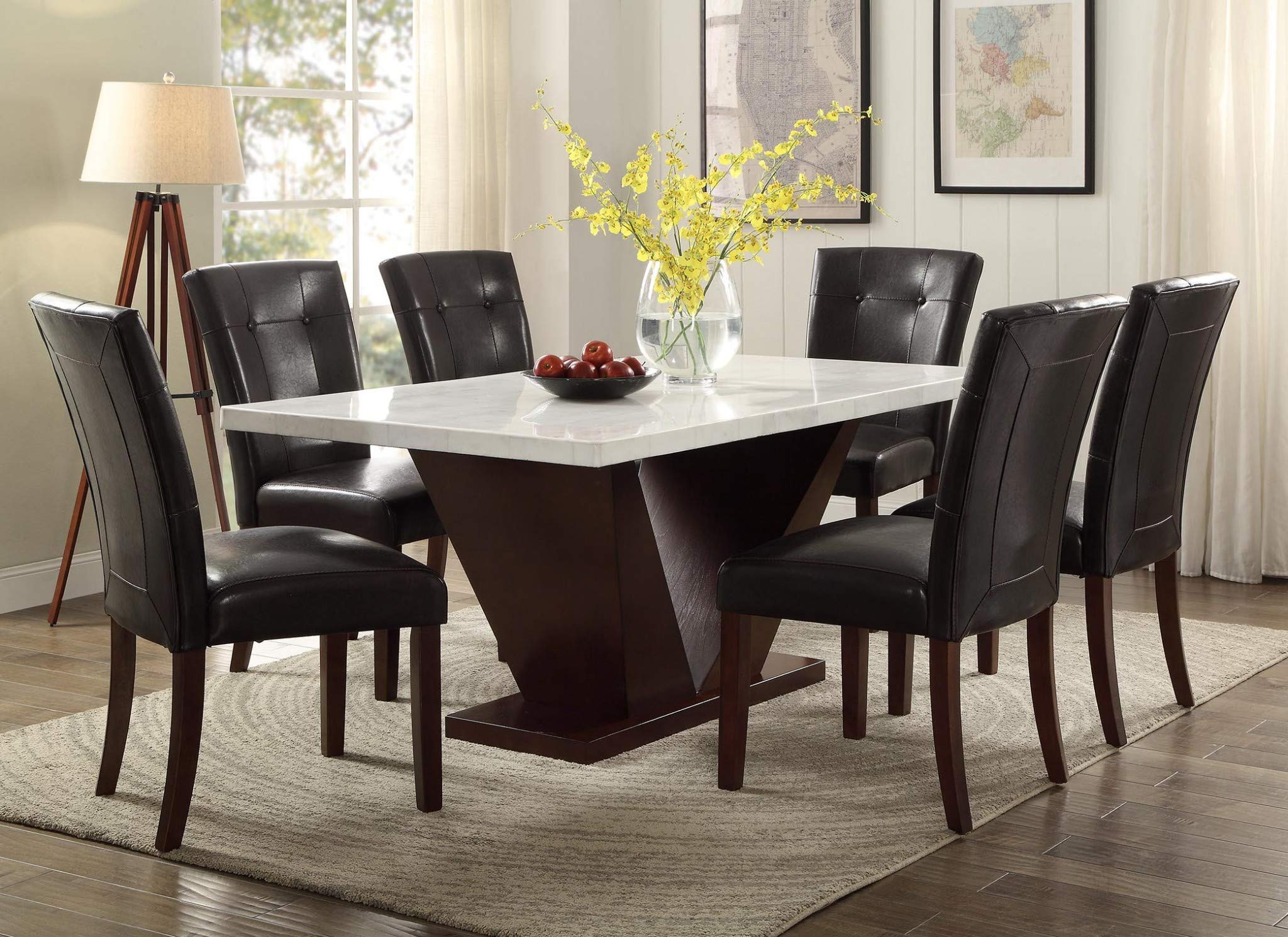 HomeRoots Poplar Dining Table - Thumbnail 2