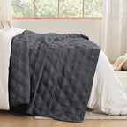 Litanika Oversized King Quilt Set Bedspread 120X120-3 Piece Grey Lightweight Comforter Coverlets Bedding Cover Bed Decor All Sea