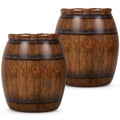 Civaner 2 Pcs Western Cowboy Party Decoration, PVC Inflatable Pirate Barrels Western Cowboy Decor Barrel for Wild West Adventure