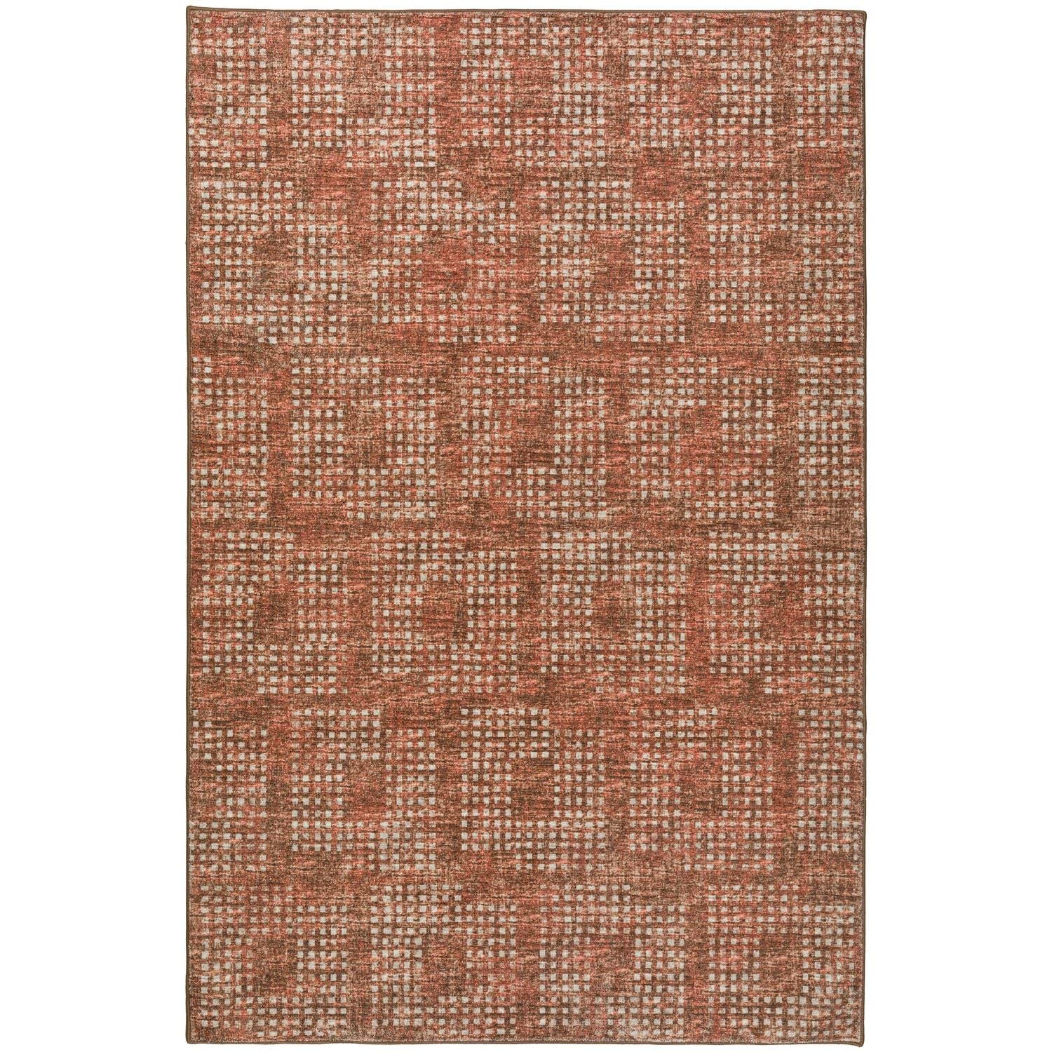 Delano Da1 Orange Transitional Rug Rectangle 5' X 7 ' 6&quot;