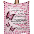 Uhankru Goddaughter Blanket From Godmother, Goddaughter Gifts From Godmother, Goddaughter Gifts, Gifts For Goddaughter Birthday,