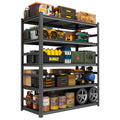 Notmise Metal Garage Shelving Unit, Heavy Duty Adjustable Storage Shelves, Steel Shelving, 3000 lbs Capacity, Industrial Shelves