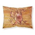 'Caroline'S Treasures 8139Pillowcase Crab Moisture Wicking Fabric Standard Pillowcase, Large, Multicolor'