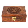 Rosewood Handmade Wooden Urn Tree of Life Engraving Handcarved Jewellery Box for Women-Men Jewel | Home Decor Accents | Decorati
