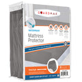 Guardmax Short Queen Waterproof Mattress Protector - Ultra Soft And Hypoallergenic Mattress Protector - Protects Mattress From D