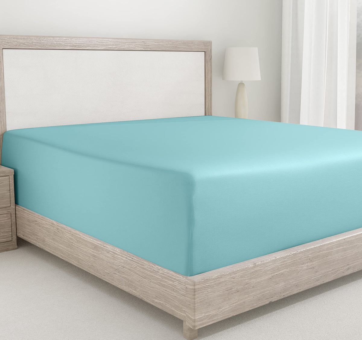 California Design Den Deep Pocket Twin Xl Fitted Sheet, Soft 400 Thread Count 100% Cotton Sateen, No Pop-Off Elastic, Durable De