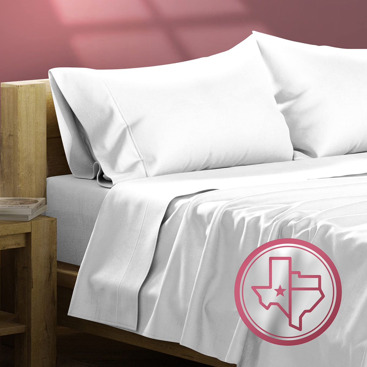 Texas Linen Co. 100% Egyptian Cotton California King Bed Sheets - 800 Thread Count 4 Pc Silver Bed Sheet For Calking Size Bed, S