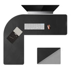 Chihein L-Shaped Desk Pad, Corner Desk Mat (49.2   + 49.2   ) X 15.7   , Computer Office Mouse Pad Writing Table Pad For Home Of