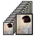 Poster Master 16x20 Black Wood Frames - 16x20 Poster Frames - Frame for Wall Art - Frame for Poster - 16x20 Frame Wood - Art Fra